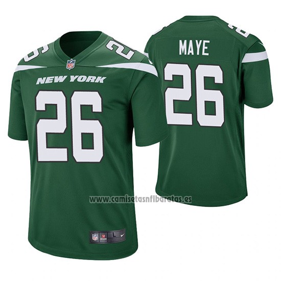 Camiseta NFL Game New York Jets Marcus Maye Verde